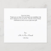 バジェットウッド、レース、ライトピンクフローラありがとうFl チラシ (裏面)