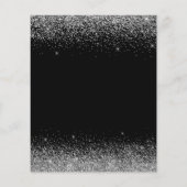 バジェットエイジ誕生日シルバーブラックグリッター チラシ (裏面)