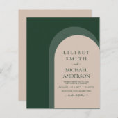 バジェットエメラルドグリーンはっきりした結婚ズ (正面/裏面)