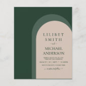 バジェットエメラルドグリーンはっきりした結婚ズ (正面)