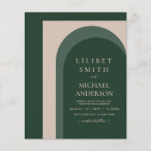 バジェットエメラルドグリーンはっきりした結婚ズ (正面)