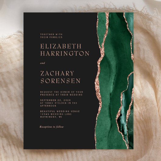 バジェットエメラルドグリーンアゲートバラ結婚金ゴールド