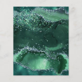 バジェットエメラルドグリーングリッターアーチウェディングアクト (裏面)