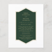 バジェットエメラルドグリーンモノクロ文字 (正面)