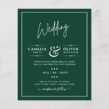 バジェットエメラルドグリーンモノクロ文字