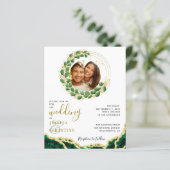 バジェットエメラルドグリーンユーカリ結婚アゲート (スタンド正面)