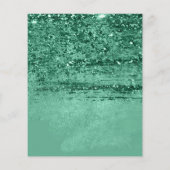 バジェットエメラルドフローラビクトリアンブライダルシャワー (裏面)