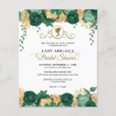 バジェットエメラルドフローラビクトリアンブライダルシャワー (正面)