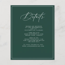 バジェットエメラルド詳細カード チラシ