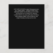 バジェットエルバウティゾバプテスマ《キリスト教》洗礼式や命名式CACTI招待状 チラシ (裏面)