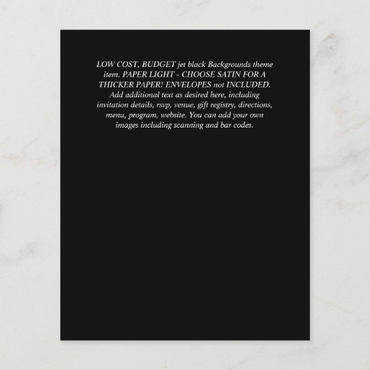 バジェットエルバウティゾバプテスマ《キリスト教》洗礼式や命名式CACTI招待状 チラシ (裏面)