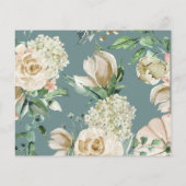 バジェットエレガンスアイボリーパンプキンフローラベビーシャワー (裏面)