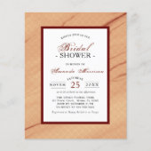 バジェットエレガンスモダンブルガンディシルクブライダルシャワー (正面)