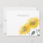 バジェットエレガントひまわり植物保存日 (裏面)