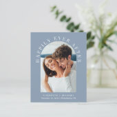 バジェットエレガントアーチフォト結婚式招待状 (スタンド正面)