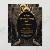 バジェットエレガントアールデコペアックス結婚ズ (正面/裏面)