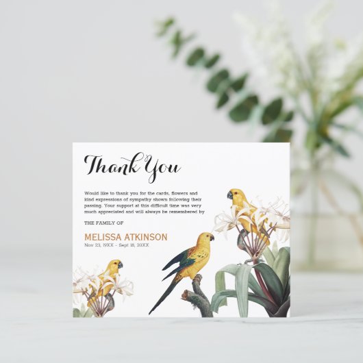 バジェットエレガントイエローバード葬儀ありがとう (スタンド正面)