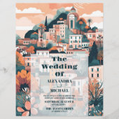 バジェットエレガントイタリアカプリ目的地の結婚式 チラシ (正面)