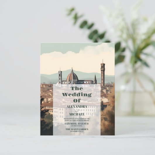 バジェットエレガントイタリアフィレンツェ目的地の結婚式 (スタンド正面)