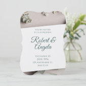 バジェットエレガントウェディング招待状 招待状 (スタンド正面)