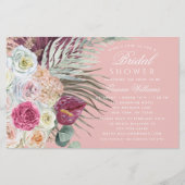 バジェットエレガントウォーターカラーフローラブライダルシャワー (正面)