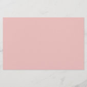 バジェットエレガントウォーターカラーフローラブライダルシャワー (裏面)