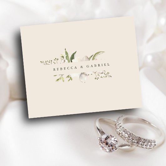 バジェットエレガントウォーター色フローラ保存日付アイコン チラシ