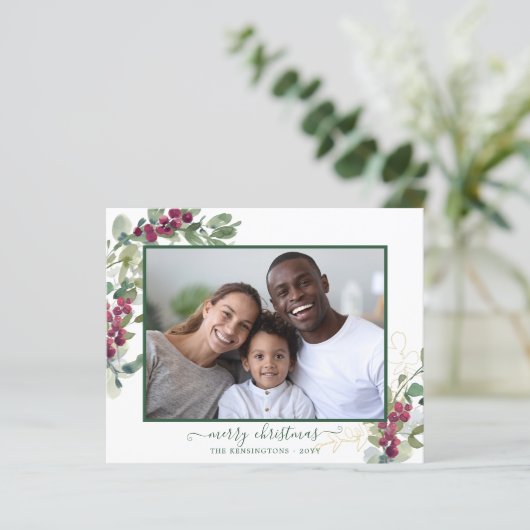 バジェットエレガントクリスマスグリーンの休日の写真 (スタンド正面)