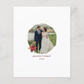 バジェットエレガントクリスマスジオメトリックフローラ写真 (裏面)