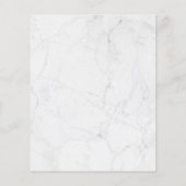 バジェットエレガントタイポグラフィ大理石婚約パーティ (裏面)