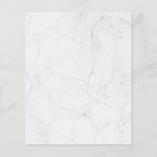 バジェットエレガントタイポグラフィ大理石婚約パーティ (裏面)