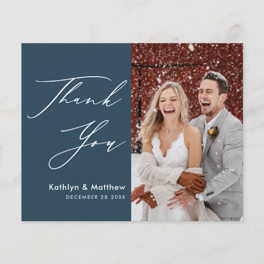 バジェットエレガントダスティ結婚ブルースクリプト チラシ (正面)