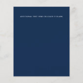 バジェットエレガントダブル縁どモノグラム海軍結婚ズ (裏面)