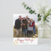 バジェットエレガントハッピーホリデーズゴールドフォイルフォト (スタンド正面)