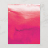 バジェットエレガントピンクチューリップ結婚式招待状 (裏面)