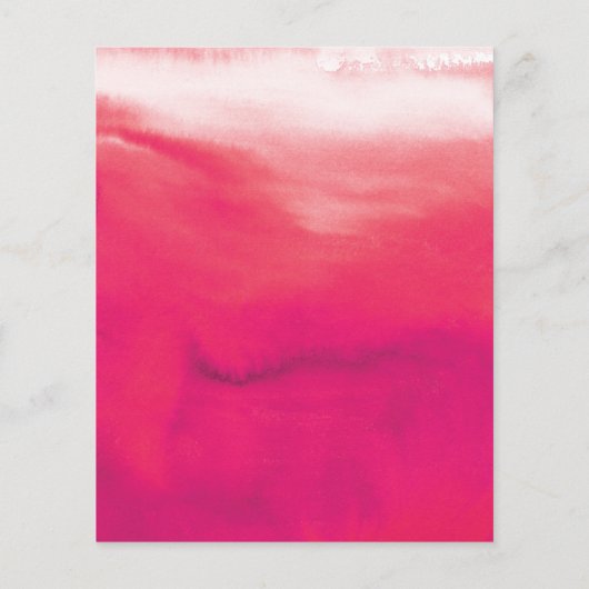 バジェットエレガントピンクチューリップ結婚式招待状 (裏面)