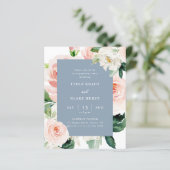 バジェットエレガントピンクブルーフローラ婚約パーティ (スタンド正面)