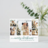 バジェットエレガントフォトクリスマスホリデー紙シート (スタンド正面)