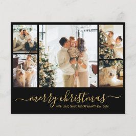 バジェットエレガントフォトクリスマスホリデー紙シート