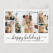 バジェットエレガントフォトクリスマスホリデー葉書 シーズンポストカード (正面)