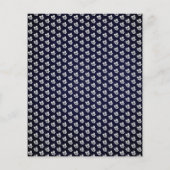 バジェットエレガントフラワーズホワイト結婚式招待状 (裏面)