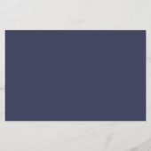 バジェットエレガントフローラネイビーブルーアイボリー結婚ズ (裏面)