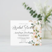 バジェットエレガントブライダルシャワー招待状。 (スタンド正面)