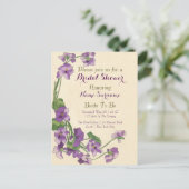 バジェットエレガントブライダルシャワー インビテーションポストカード (スタンド正面)