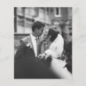 バジェットエレガントブラックと金ゴールド結婚ズ チラシ (裏面)