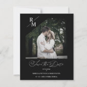 バジェットエレガントブラック写真高度結婚化 (正面)