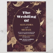 バジェットエレガントブルゴーニュ金ゴールドシレ結婚ンツ チラシ (正面)