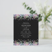 バジェットエレガントホログラフィックグリッターブ結婚ラック (スタンド正面)