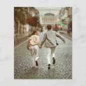 バジェットエレガントボヘミアンミニマリスト2写真結婚: (裏面)