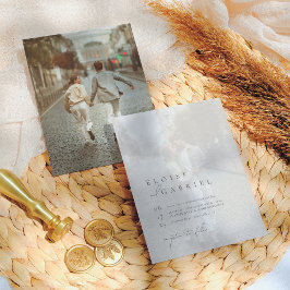 バジェットエレガントボヘミアンミニマリスト2写真結婚: